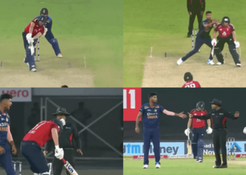 IND vs ENG: Washington Sundar, Jonny Bairstow fight on the field in 1st T20I – WATCH