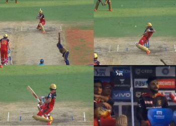 Virat Kohli Reaction to AB De Villiers’ Inventive Shot is EPIC [Video]