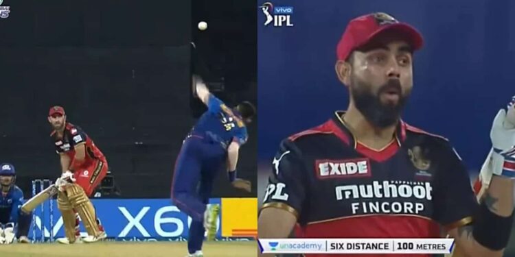 Glenn Maxwell’s stunning 100 metre six on the roof in MI vs RCB