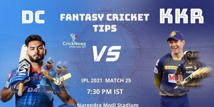 DC vs KKR Dream11 Prediction, Fantasy Cricket Tips, Playing XI Updates, Pitch Report & Injury Updates For Match 25 – Apr 29th 2021
