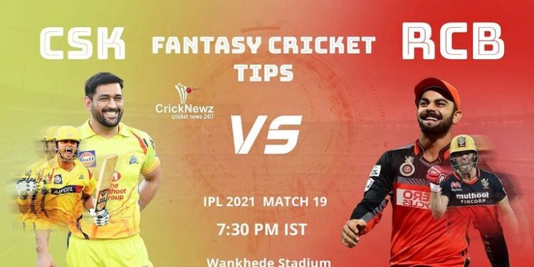 CSK vs RCB Dream11 Prediction, Fantasy Cricket Tips, Playing XI, Pitch Report, Dream11 Team, Injury Update– VIVO IPL 2021