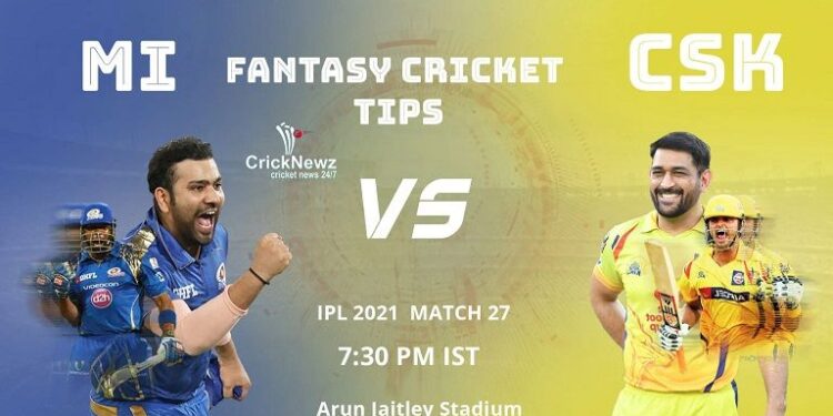 MI vs CSK Dream11 Prediction, Fantasy Cricket Tips, Playing XI, Pitch Report, Dream11 Team, Injury Update – VIVO IPL 2021
