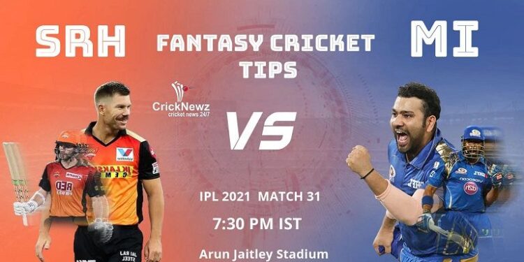 SRH vs MI Dream11 Prediction, Fantasy Cricket Tips, Playing XI, Pitch Report, Dream11 Team, Injury Update – VIVO IPL 2021