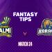 PZA vs KKI 11Wickets Prediction, Fantasy Cricket Tips, Playing 11, Pitch Report and Injury Updates For Match 24 of Pakistan Super League 2021