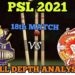 WATCH VIDEO, PSL 2021: Islamabad United vs Quetta Gladiators Match Prediction – Who will win today’s match?