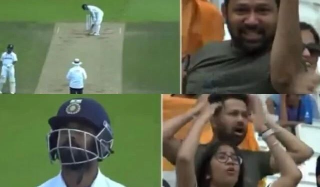 A fan’s reaction to Ajinkya Rahane’s dismissal stirs a meme fest on Twitter