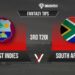 WI vs SA Dream11 Prediction, Fantasy Cricket Tips, Playing 11, Pitch Report and Injury Update for 3rd T20I