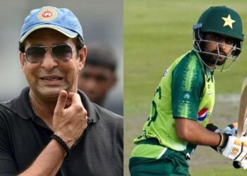 Babar Azam needs to improve his dot ball percentage in the first six overs: Wasim Akram