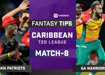 SKN vs GUY 11Wickets Prediction, Fantasy Cricket Tips, Playing 11, Pitch Report and Injury Update for Caribbean T20 League 2021, Match 8