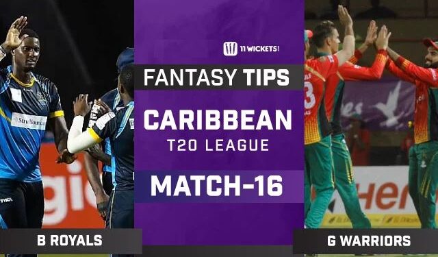 GUY vs BAR 11Wickets Prediction, Fantasy Cricket Tips, Playing 11, Pitch Report and Injury Update for Caribbean T20 League 2021, Match 16