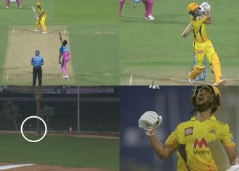 WATCH VIDEO: CSK vs RR, Ruturaj Gaikwad Roars In Celebration After Reaching His Maiden IPL Hundred With A Huge Six