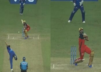 WATCH VIDEO: KS Bharat Last Ball SIX help Royal Challengers Bangalore pull off Incredible Win