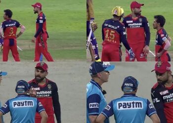 Watch Video: Virat Kohli Involved In Heated Argument With Virender Sharma After Umpire Gives 3rd Wrong Decision Against RCB