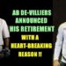 Ab de Villiers Bids Adieu to All Forms of Cricket