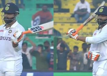 Watch: Ravindra Jadeja Brings Out His Sword Celebration After Scoring 50 vs New Zealand In Kanpur Test