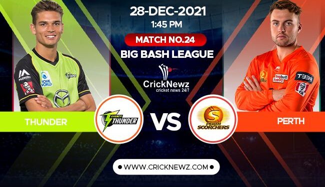 Big Bash League 2021-22, Match 24: Sydney Thunder vs Perth Scorchers | Match Prediction | Dream11 Team | Who May Win