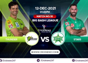 Big Bash League 2021-22, Match 10: Sydney Thunder vs Melbourne Stars | Match Prediction | Dream11 Team | Who May Win
