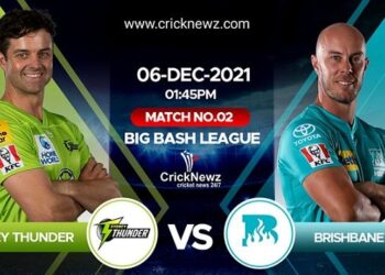 Big Bash League 2021-22, Match 2: Sydney Thunder and Brisbane Heat | Match Prediction | Who May Win