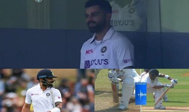 WATCH Video: IND vs NZ Live: Virat Kohli ANGRY Reaction after given OUT off a poor decision
