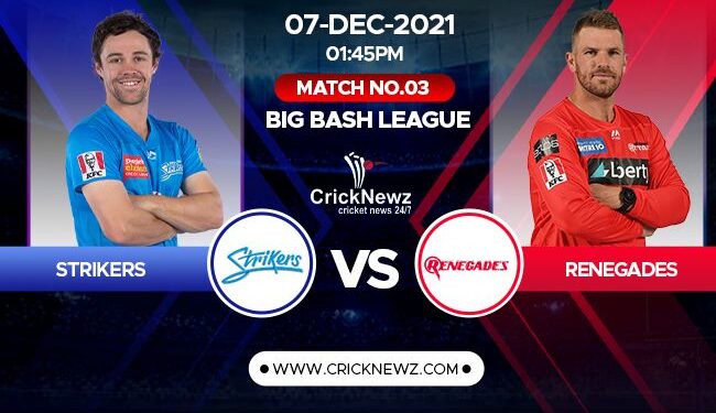 Big Bash League 2021-22, Match 3: Melbourne Renegades vs Adelaide Strikers | Match Prediction | Dream11 Team | Who May Win