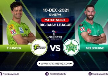 Big Bash League 2021-22, Match 7: Melbourne Stars vs Sydney Thunder | Match Prediction | Dream11 Team | Who May Win