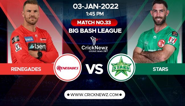Big Bash League 2021-22, Match 33: Melbourne Stars vs Melbourne Renegades | Match Prediction | Dream11 Team | Who May Win
