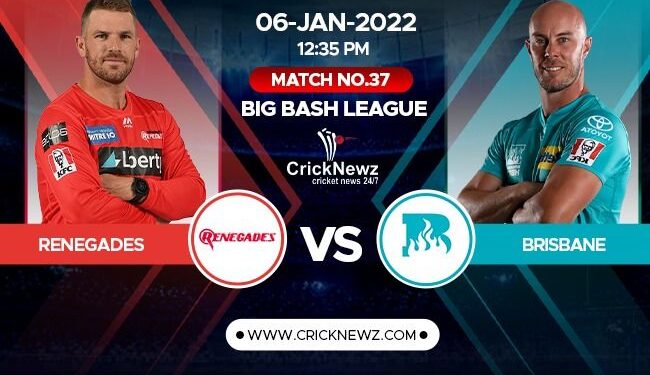 Big Bash League 2021-22, Match 37: Melbourne Renegades vs Brisbane Heat | Match Prediction | Dream11 Team | Who May Win