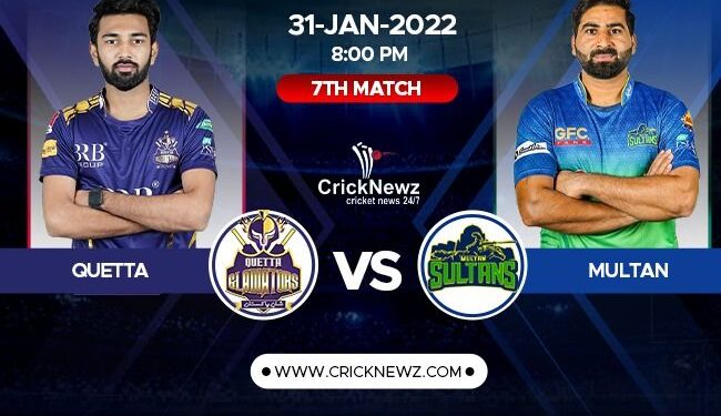 Pakistan Super League, 2022, Match 7: Quetta Gladiators vs Multan Sultans | Match Prediction | Dream11 Team | Who May Win