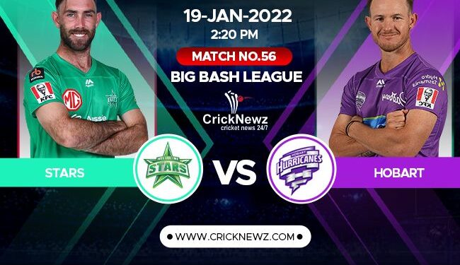 Big Bash League 2021-22, Match 56: Melbourne Stars vs Hobart Hurricanes | Match Prediction | Dream11 Team | Who May Win