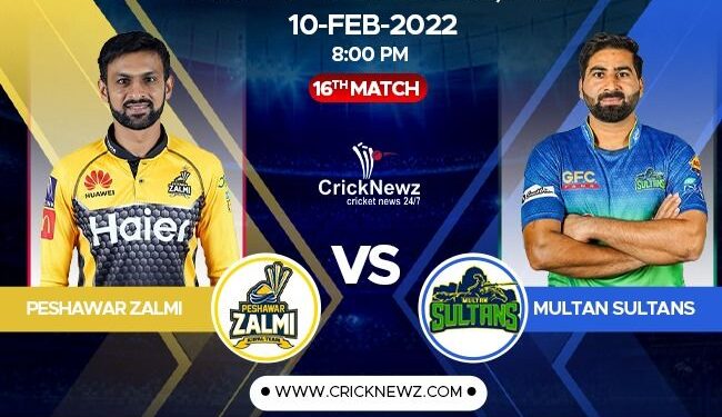 Pakistan Super League, 2022, Match 16: Multan Sultans vs Peshawar Zalmi | Match Prediction | Dream11 Team | Who May Win
