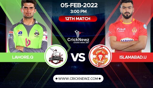 Pakistan Super League, 2022, Match 12: Islamabad United vs Lahore Qalandars | Match Prediction | Dream11 Team | Who May Win