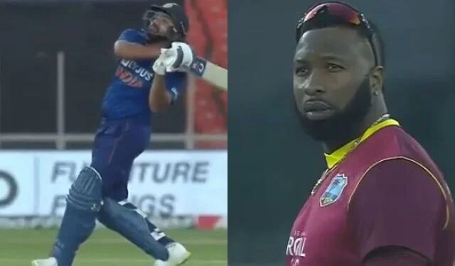 IND vs WI, Match Highlights : Rohit Sharma’s magnificent six leaves Kieron Pollard frustrated