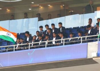 IND vs WI: Triumphant India U19 squad spotted cheering for senior side in 2nd ODI