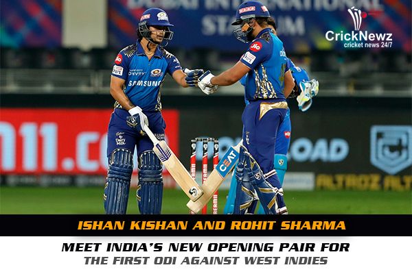 IND vs WI: Ishan Kishan to open the innings with Rohit Sharma in 1st ODI