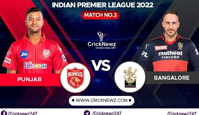 IPL 2022, Match 3: Punjab Kings vs Royal Challengers Bangalore | Match Prediction | Dream11 Team | Who May Win