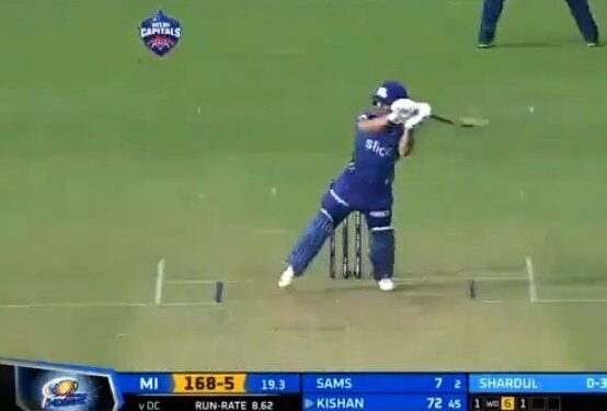 IPL 2022, MI vs DC: Ishan Kishan Plays Dhoni’s Helicopter Shot
