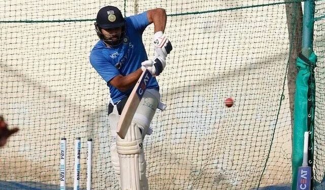 Captain Rohit Sharma sweats out at nets ahead of first Test vs Sri Lanka