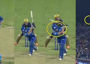 MI vs KKR, Watch Video: 'Baby AB' Dewald Brevis Hits No-look Six Off Chakravarthy