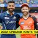 IPL 2022: Updated Points Table, Orange and Purple Cap lists after GT vs SRH