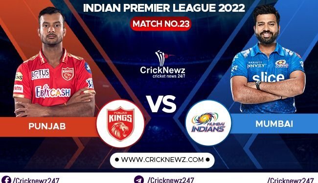 IPL 2022, Match 23: Mumbai Indians vs Punjab Kings | Dream11 Team | Who May Win
