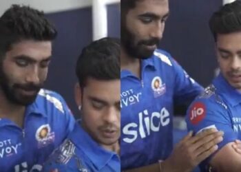 ‘Isko fat bolte hai beta’- Jasprit Bumrah hilariously trolls Ishan Kishan during MI’s latest photoshoot