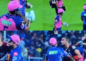 IPL 2022: Harshal Patel & Riyan Parag Engage In War Of Words-Watch Video