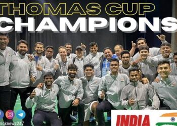 India wins maiden Thomas Cup title, beats Indonesia 3-0 in finals