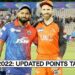 IPL 2022: Updated Points Table, Orange and Purple Cap lists after DC vs SRH