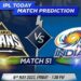 MI vs GT, Match 51 : Match Prediction | Head to Head | Who Will Win