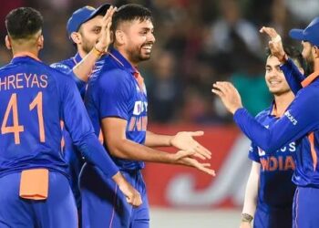 Dinesh Karthik, Hardik Pandya and Avesh Khan helps India to level the Series