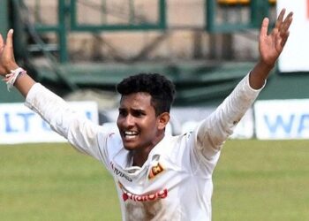 Parveen Jayawickrama Ruled out of 2nd Test against Australia due to Covid 19