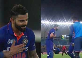 IND vs HK, Asia Cup 2022: Virat Kohli bows down to Suryakumar Yadav after his breathtaking knock against Hong Kong - WATCH VIDEO