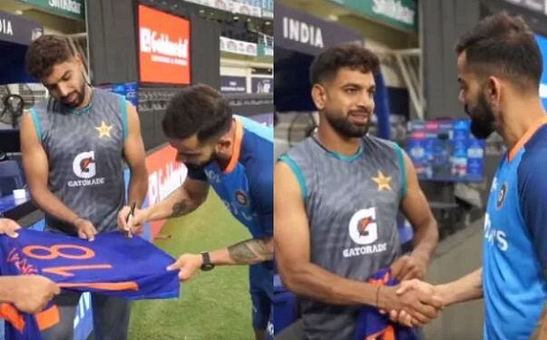 Asia Cup 2022: Virat Kohli gifts signed jersey to Haris Rauf following Indo-Pak contest