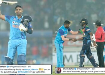 Twitter Reacts As Suryakumar Yadav’s Heroics Help India Crush Sri Lanka In Rajkot T20I To Seal The Series